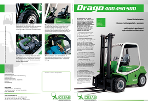 Carrelli elevatori frontali diesel Cesab Drago 400