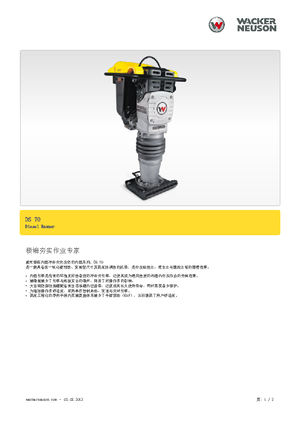 Costipatori Diesel e Benzina Wacker DS 70,11