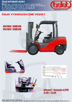 Carrelli elevatori frontali diesel Belet DV 30 BVB