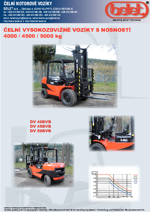 Carrelli elevatori frontali diesel Belet DV 50 BVB