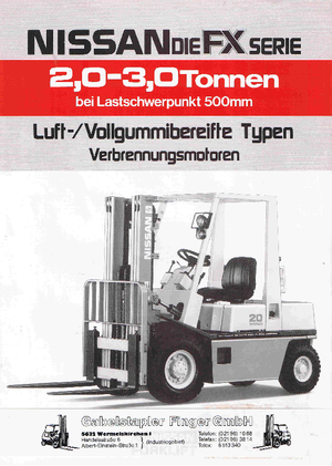 Carrelli elevatori frontali diesel Nissan EH 02 F 20 U