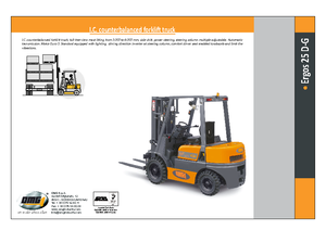 Carrelli elevatori frontali diesel OMG Ergos 25 D