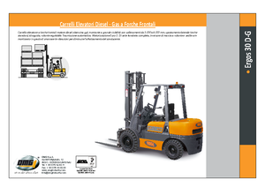 Carrelli elevatori frontali diesel OMG Ergos 30 D
