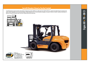 Carrelli elevatori frontali diesel OMG Ergos 70 D