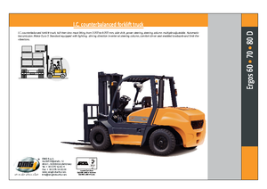 Carrelli elevatori frontali diesel OMG Ergos 70 D