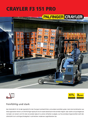 Carrelli elevatori diesel Palfinger F3 151 Pro