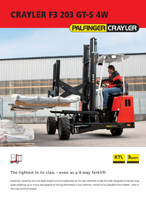 Carrelli elevatori diesel Palfinger F3 203 GT-S 4W