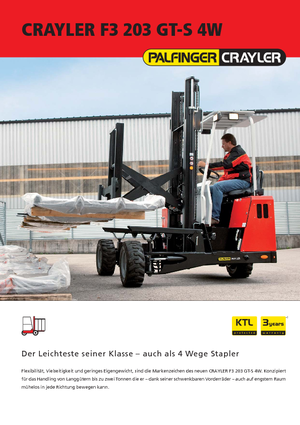 Carrelli elevatori diesel Palfinger F3 203 GT-S 4W