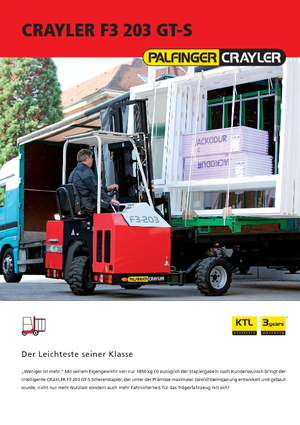Carrelli elevatori diesel Palfinger F3 203 GT-S