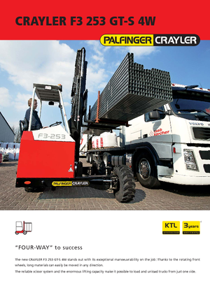 Carrelli elevatori diesel Palfinger F3 253 GT-S 4 W