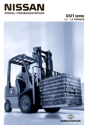 Carrelli elevatori frontali diesel Nissan FD 01 A 18 Q