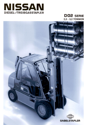 Carrelli elevatori frontali diesel Nissan FGD 02 A 30 Q