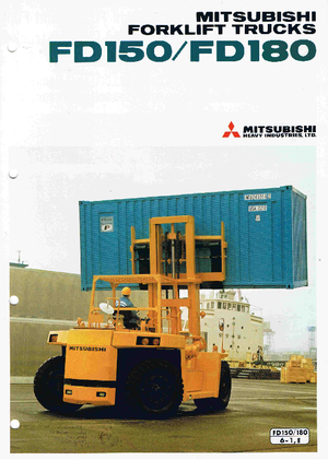 Carrelli elevatori frontali diesel Mitsubishi FD 150