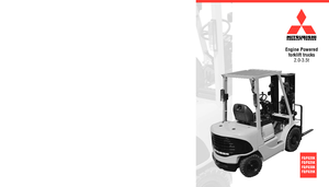 Carrelli elevatori frontali diesel Mitsubishi FD 30 K