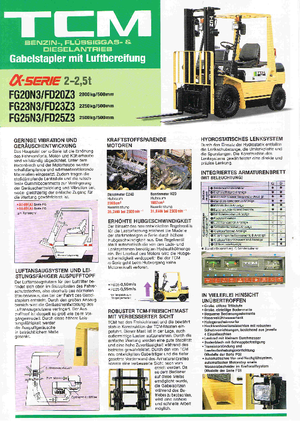 Carrelli elevatori frontali diesel TCM FD 25 Z 3 T