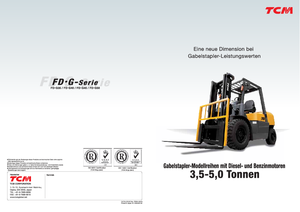 Carrelli elevatori frontali diesel TCM FD 35 T 2