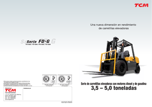 Carrelli elevatori frontali diesel TCM FD 35 T 2