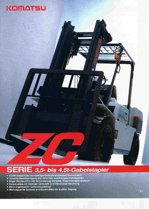 Carrelli elevatori frontali diesel Komatsu FD 40 ZT 5