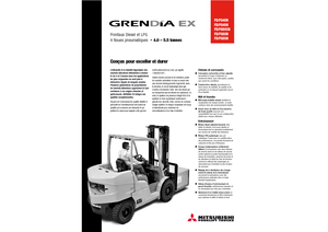 Carrelli elevatori frontali diesel Mitsubishi FD 40 N