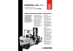 Carrelli elevatori frontali diesel Mitsubishi FD 40 N