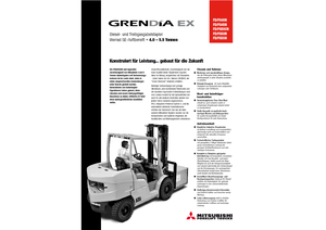 Carrelli elevatori frontali diesel Mitsubishi FD 40 N