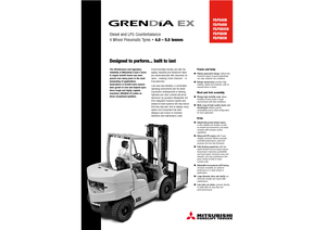 Carrelli elevatori frontali diesel Mitsubishi FD 40 N