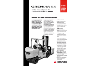 Carrelli elevatori frontali diesel Mitsubishi FD 40 N