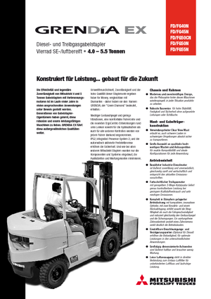 Carrelli elevatori frontali diesel Mitsubishi FD 50 CN