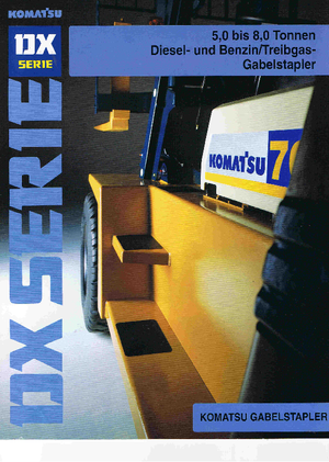 Carrelli elevatori frontali diesel Komatsu FD 80-6