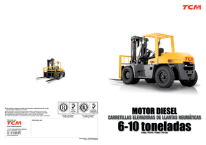 Carrelli elevatori frontali diesel TCM FD 100-2
