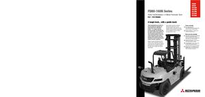 Carrelli elevatori frontali diesel Mitsubishi FD100N