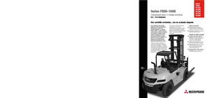 Carrelli elevatori frontali diesel Mitsubishi FD100N