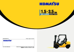 Carrelli elevatori frontali diesel Komatsu FD 20 T 14
