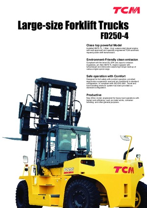 Carrelli elevatori fuoristrada TCM FD 250-4