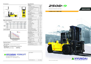 Carrelli elevatori frontali diesel Hyundai 250D-9