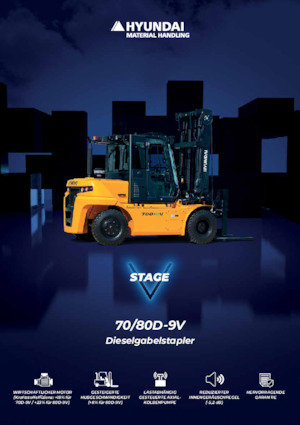 Carrelli elevatori frontali diesel Hyundai 70D-9V