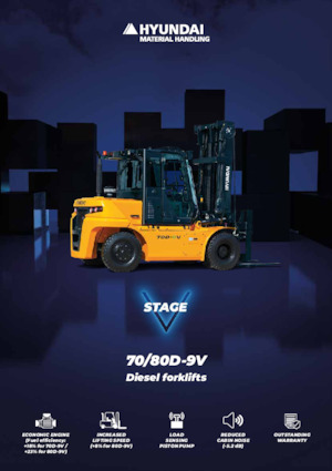 Carrelli elevatori frontali diesel Hyundai 70D-9V