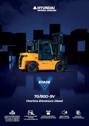 Carrelli elevatori frontali diesel Hyundai 70D-9V