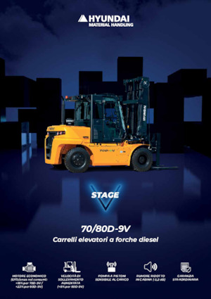Carrelli elevatori frontali diesel Hyundai 70D-9V