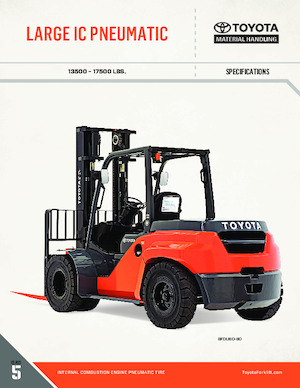 Carrelli elevatori frontali diesel Toyota 8FD80U