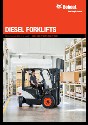 Carrelli elevatori frontali diesel Bobcat D25S-7