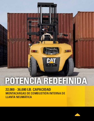 Carrelli elevatori frontali diesel Caterpillar DP100N2