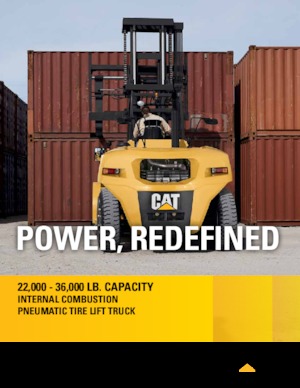 Carrelli elevatori frontali diesel Caterpillar DP150N2