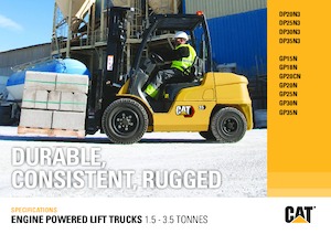 Carrelli elevatori frontali diesel Caterpillar DP25N3