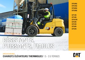 Carrelli elevatori frontali diesel Caterpillar DP25N3