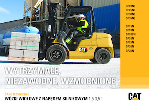 Carrelli elevatori frontali diesel Caterpillar DP25N3