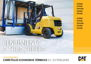 Carrelli elevatori frontali diesel Caterpillar DP40N3