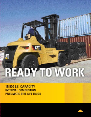 Carrelli elevatori frontali diesel Caterpillar DP70N1