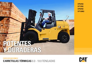 Carrelli elevatori frontali diesel Caterpillar DP70N3