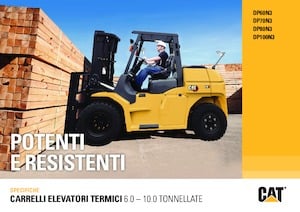 Carrelli elevatori frontali diesel Caterpillar DP80N3